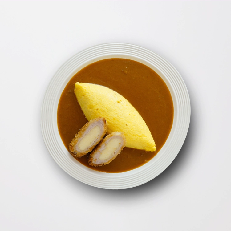 Cheese Tonkatsu Omurice